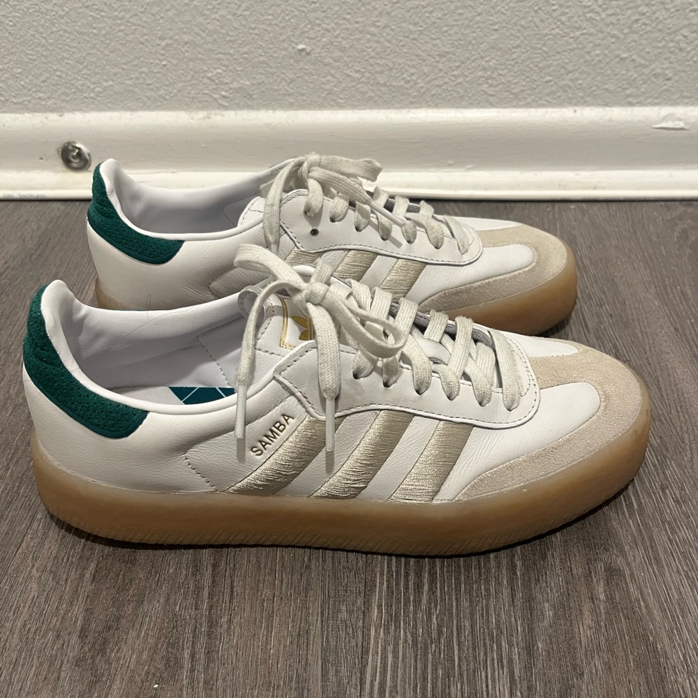 Adidas Sambae Sneakers Alumina/Off White/Gold Metallic 8.5W